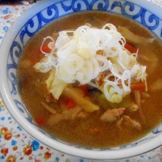 豚肉とキャベツのとろみラーメン